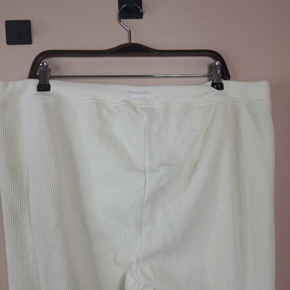 SKIMS Waffle Jogger Lounge Pants in Cream Size 4X - Picture 7 of 8